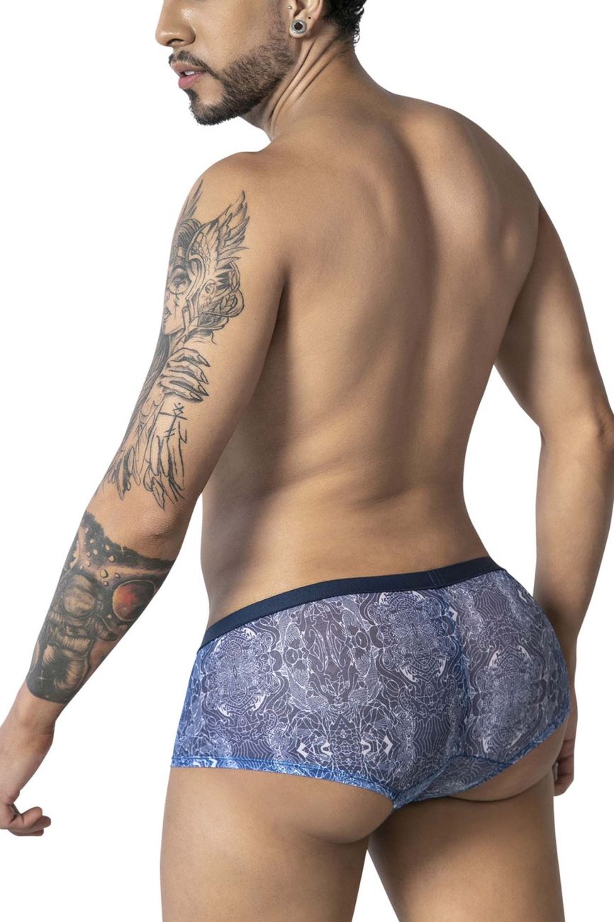 CandyMan Water prints Trunks - Blue-White