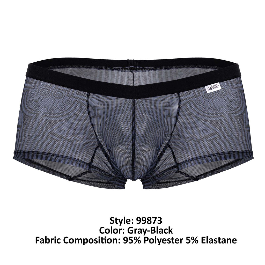 CandyMan Egyptian Trunks - Gray-Black