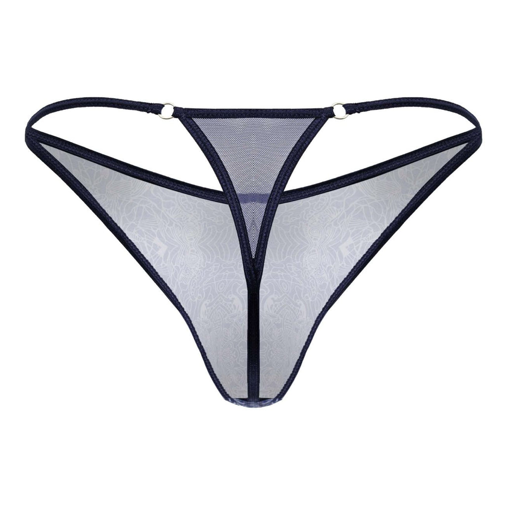 CandyMan Water prints Thongs - Blue-White