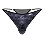 CandyMan Egyptian Thongs - Gray-Black