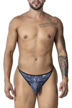 CandyMan Egyptian Thongs - Gray-Black