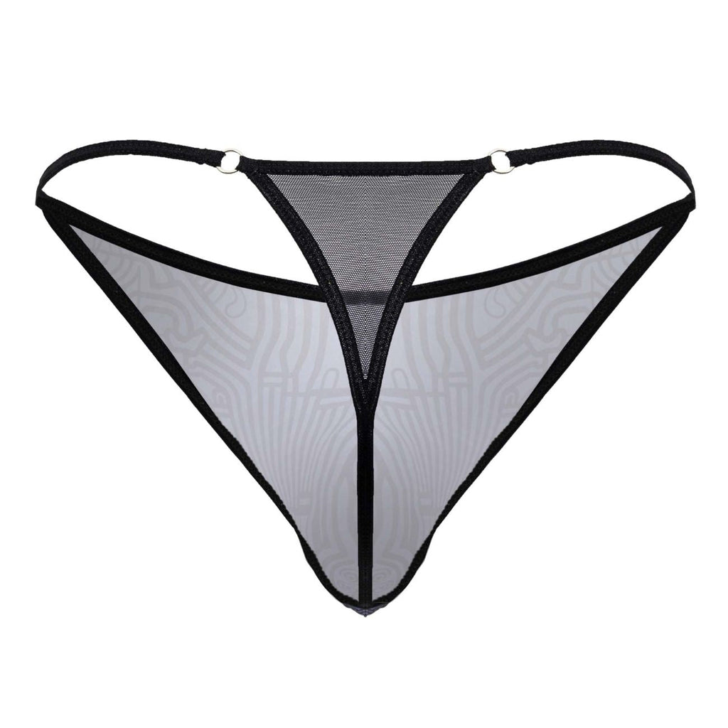 CandyMan Egyptian Thongs - Gray-Black