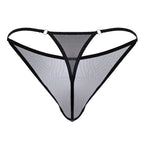 CandyMan Egyptian Thongs - Gray-Black