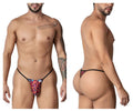 CandyMan Micro Leopard Thongs - Animal Print