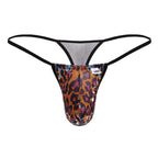 CandyMan Micro Leopard Thongs - Animal Print
