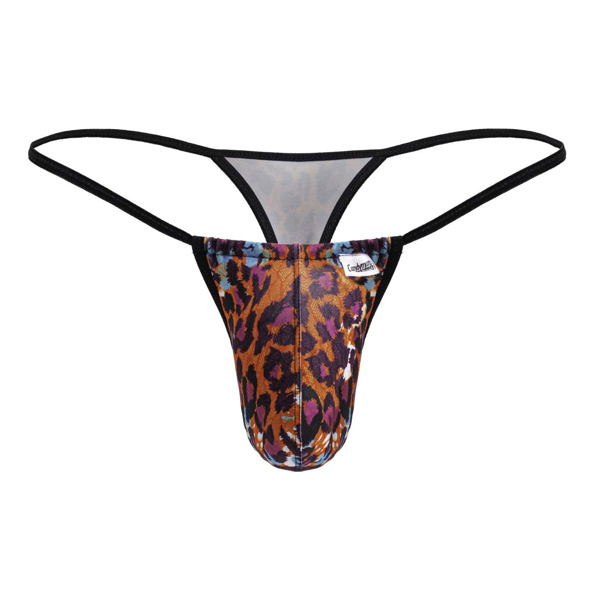 CandyMan Micro Leopard Thongs - Animal Print