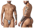 CandyMan Zebra Micro Thongs - Zebra Print