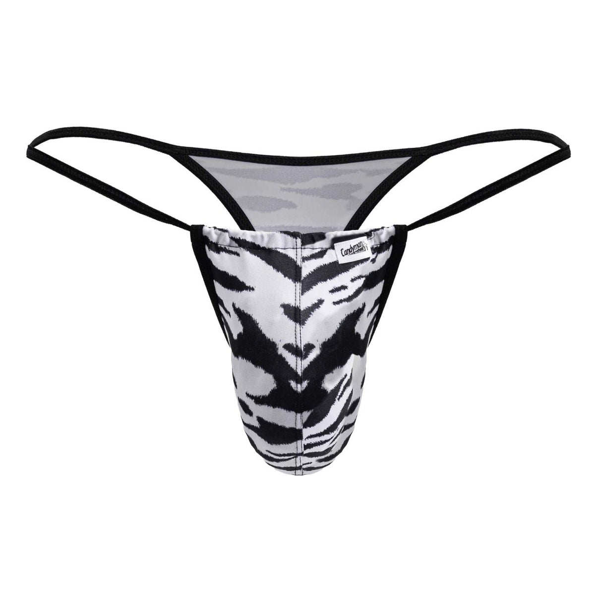 CandyMan Zebra Micro Thongs - Zebra Print