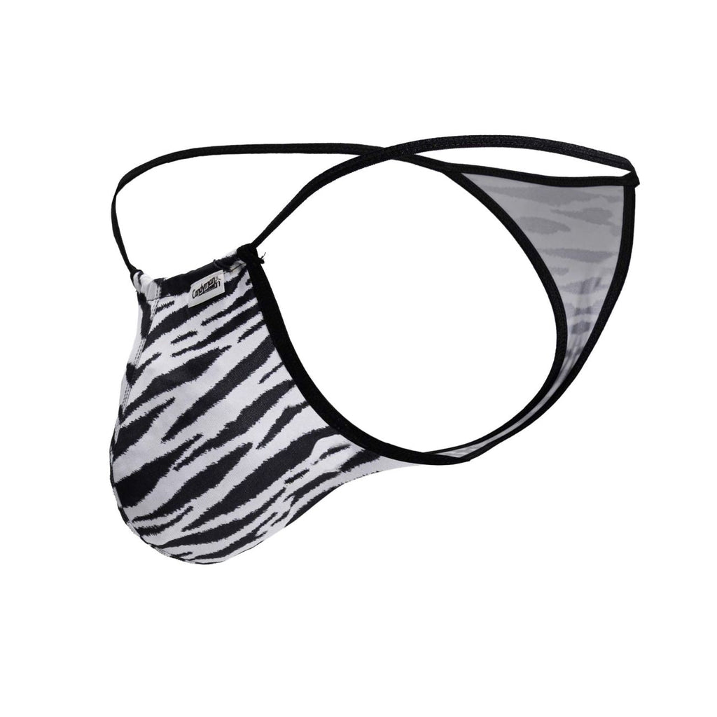 CandyMan Zebra Micro Thongs - Zebra Print