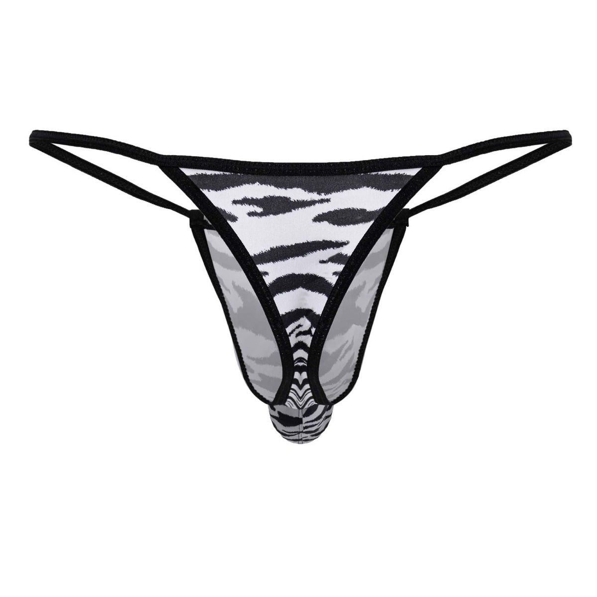 CandyMan Zebra Micro Thongs - Zebra Print