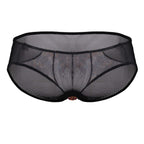 CandyMan Mesh Back Leopard Briefs - Animal Print