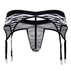 CandyMan Zebra Garter Briefs - Zebra Print