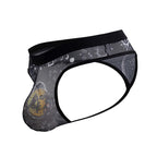 CandyMan Sun Moon Thongs - Black-White