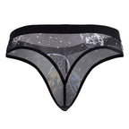 CandyMan Sun Moon Thongs - Black-White