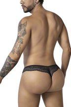 CandyMan Lace Leopard Thongs - Animal Print