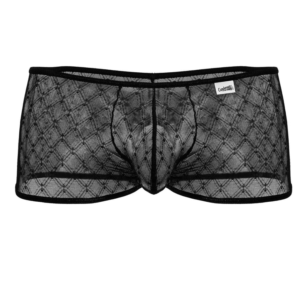 CandyMan Geometric Mesh Trunks - Black