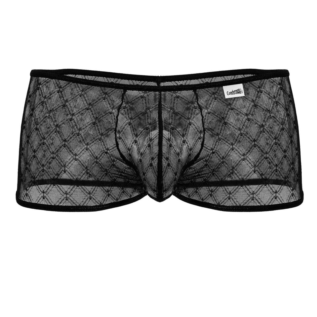 CandyMan Geometric Mesh Trunks - Black