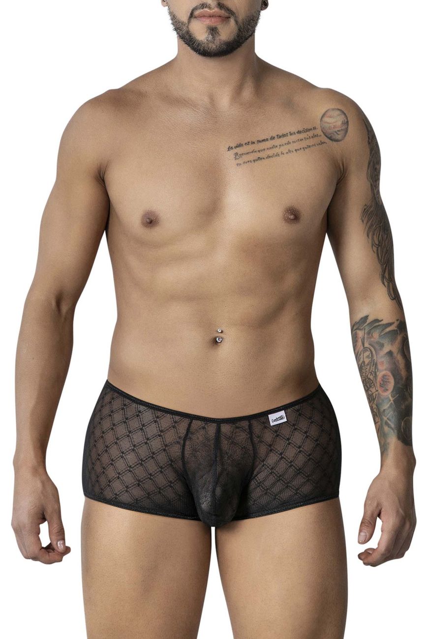 CandyMan Geometric Mesh Trunks - Black