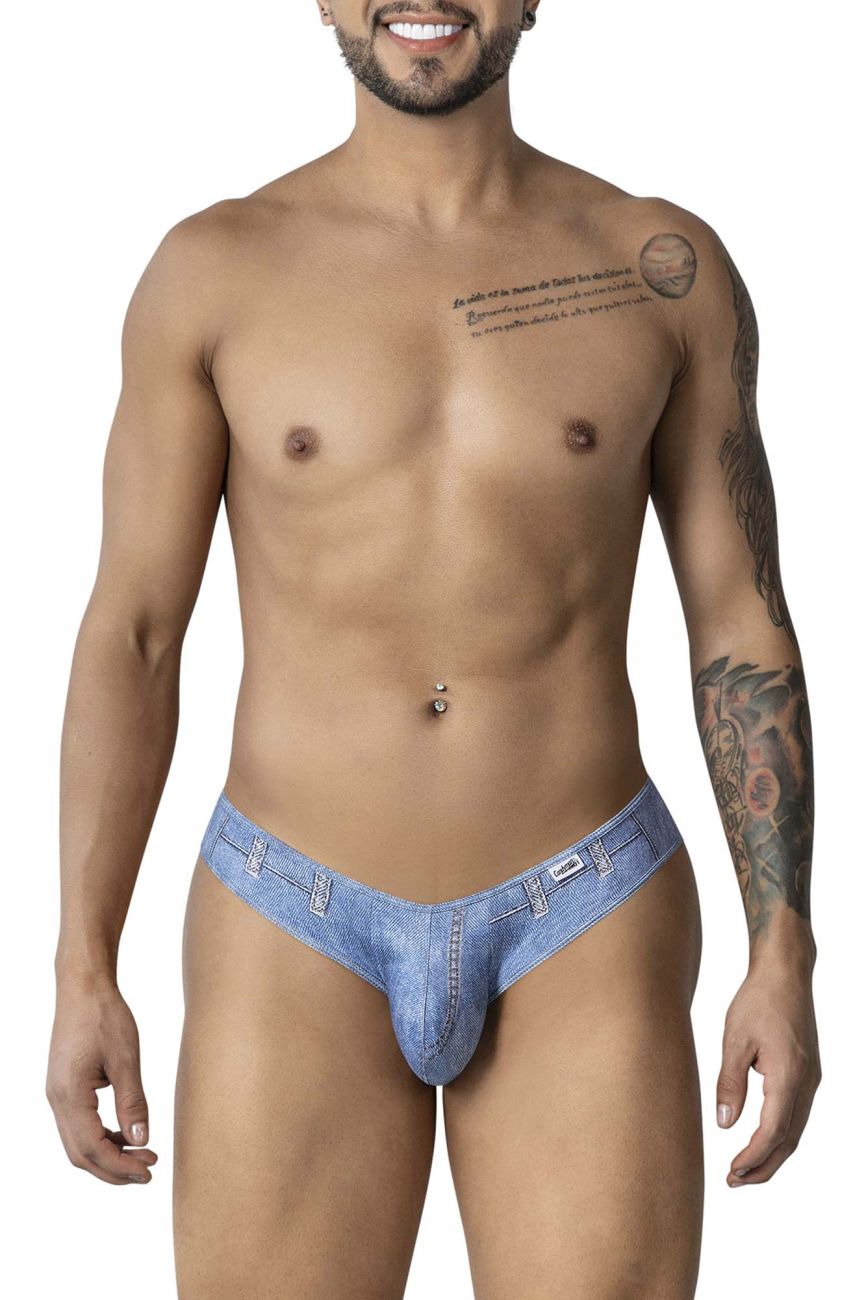 CandyMan Cowboy Briefs - Denim Blue