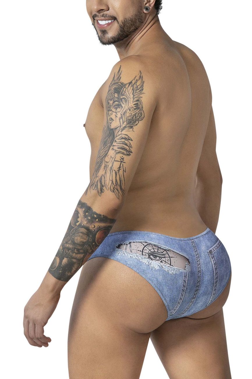 CandyMan Cowboy Briefs - Denim Blue