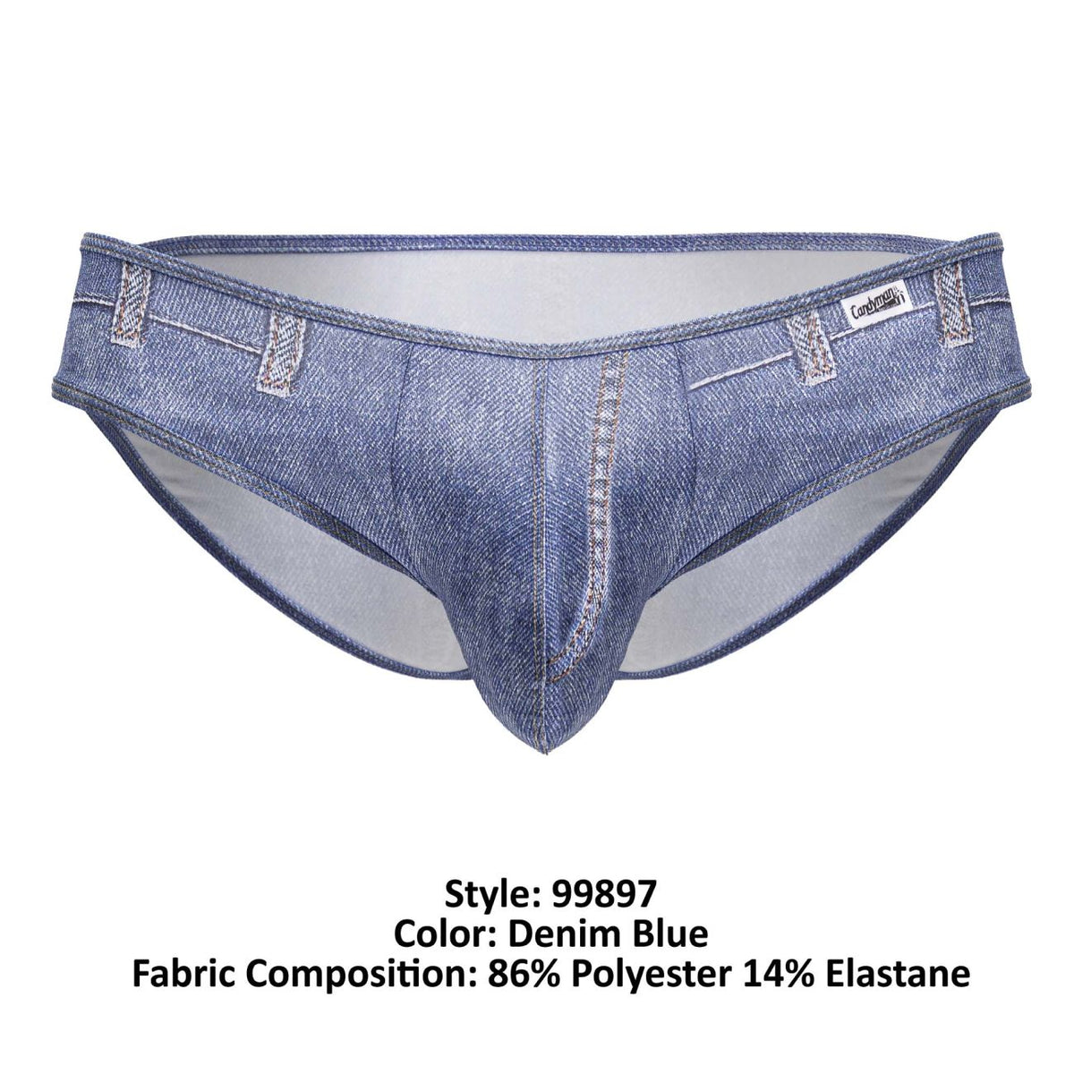 CandyMan Cowboy Briefs - Denim Blue