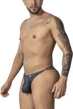 CandyMan Cowboy Thongs - Denim Black