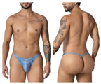 CandyMan Cowboy Thongs - Denim Blue