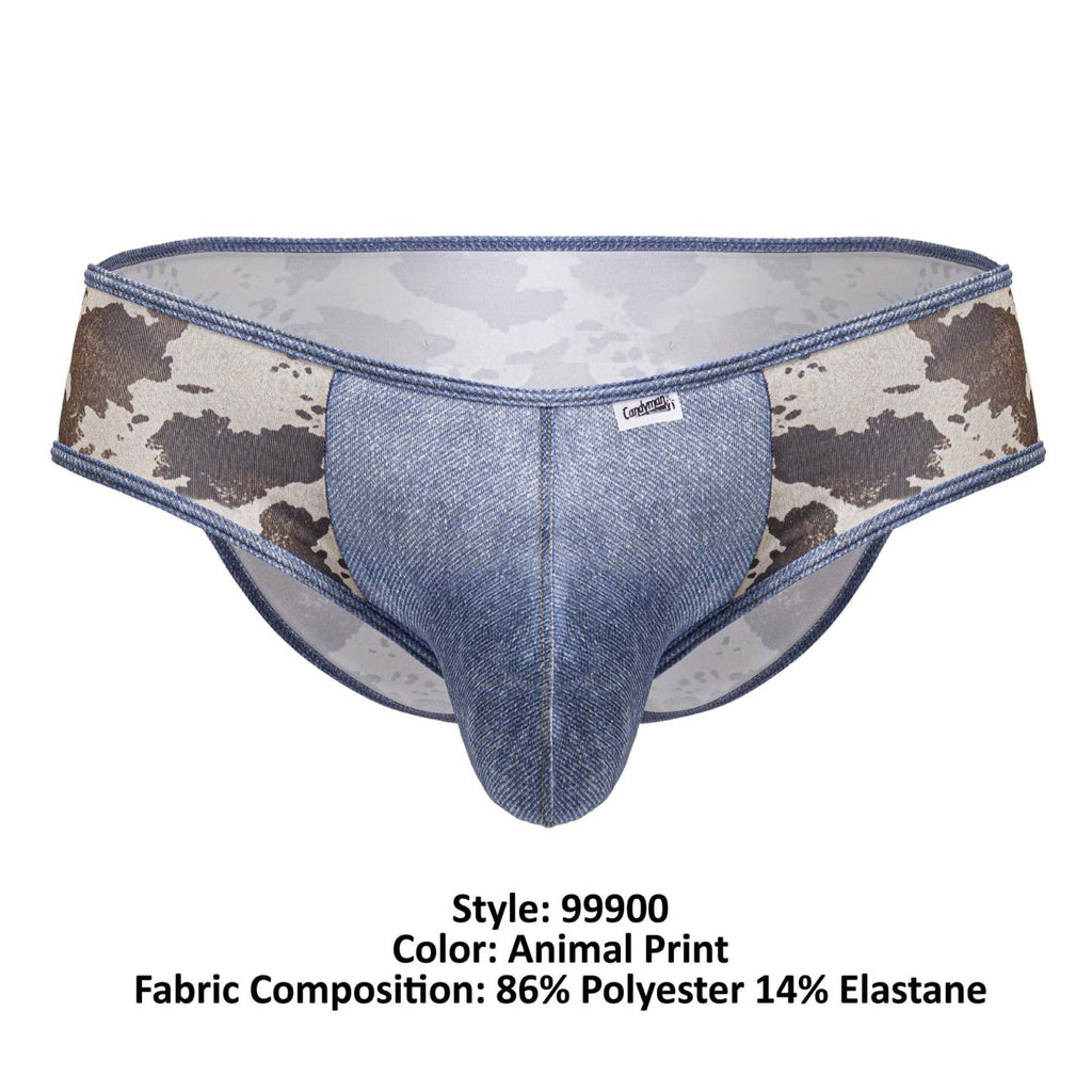 CandyMan Cowboy Briefs - Animal Print