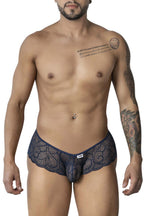 CandyMan Keyhole Back Lace Trunks - Navy