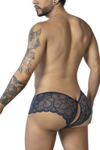 CandyMan Keyhole Back Lace Trunks - Navy