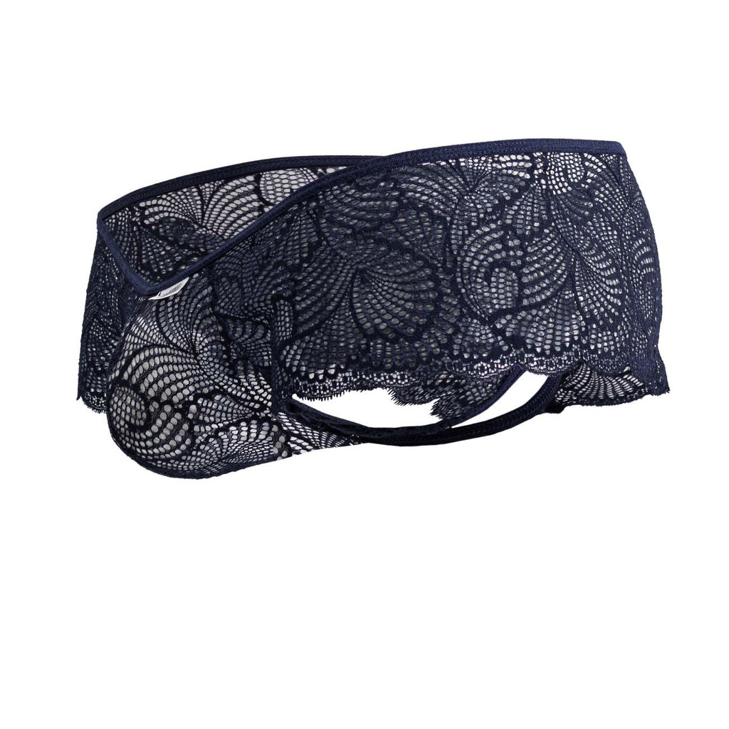 CandyMan Keyhole Back Lace Trunks - Navy