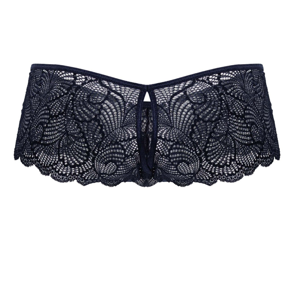 CandyMan Keyhole Back Lace Trunks - Navy