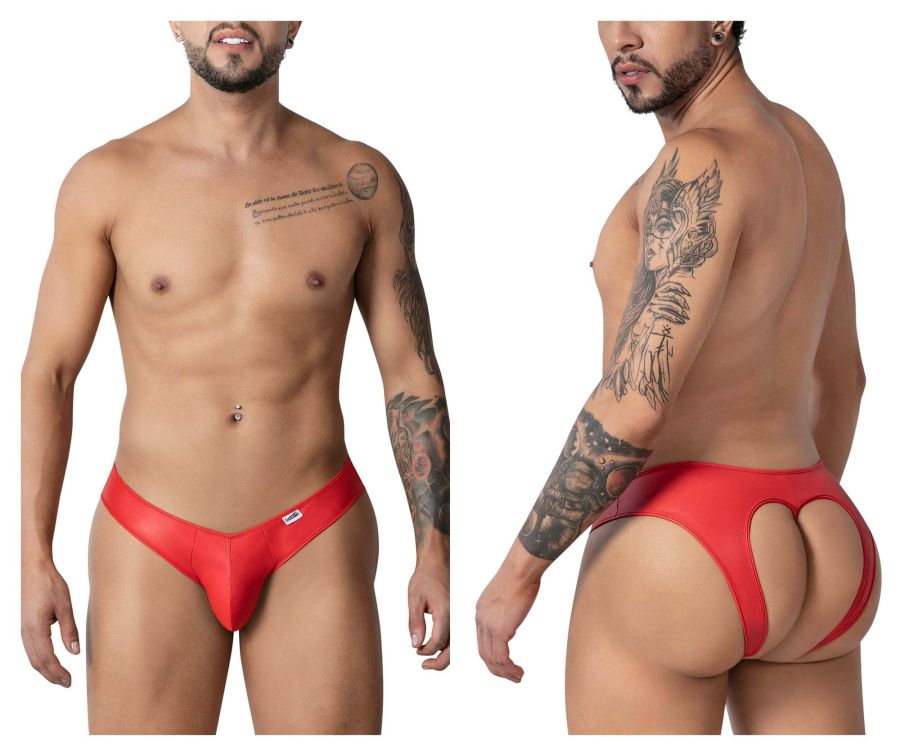 CandyMan Heart Briefs - Red