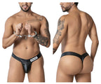 CandyMan Police Thongs - Black