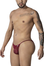 CandyMan Lace Briefs - Burgundy