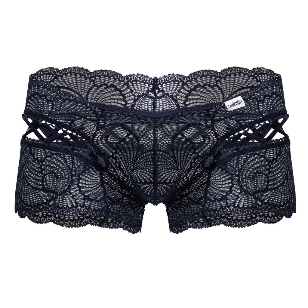 CandyMan Criss-Cross Lace Trunks - Navy