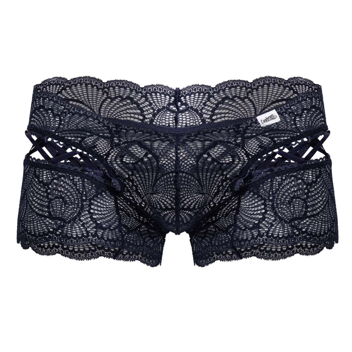 CandyMan Criss-Cross Lace Trunks - Navy