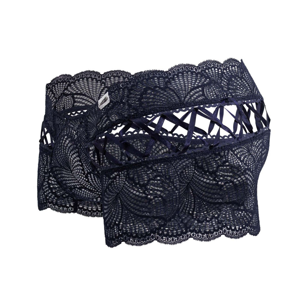 CandyMan Criss-Cross Lace Trunks - Navy