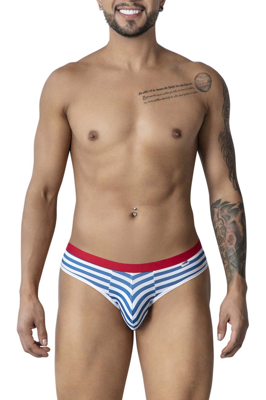 CandyMan Sailor Briefs - Blue-White