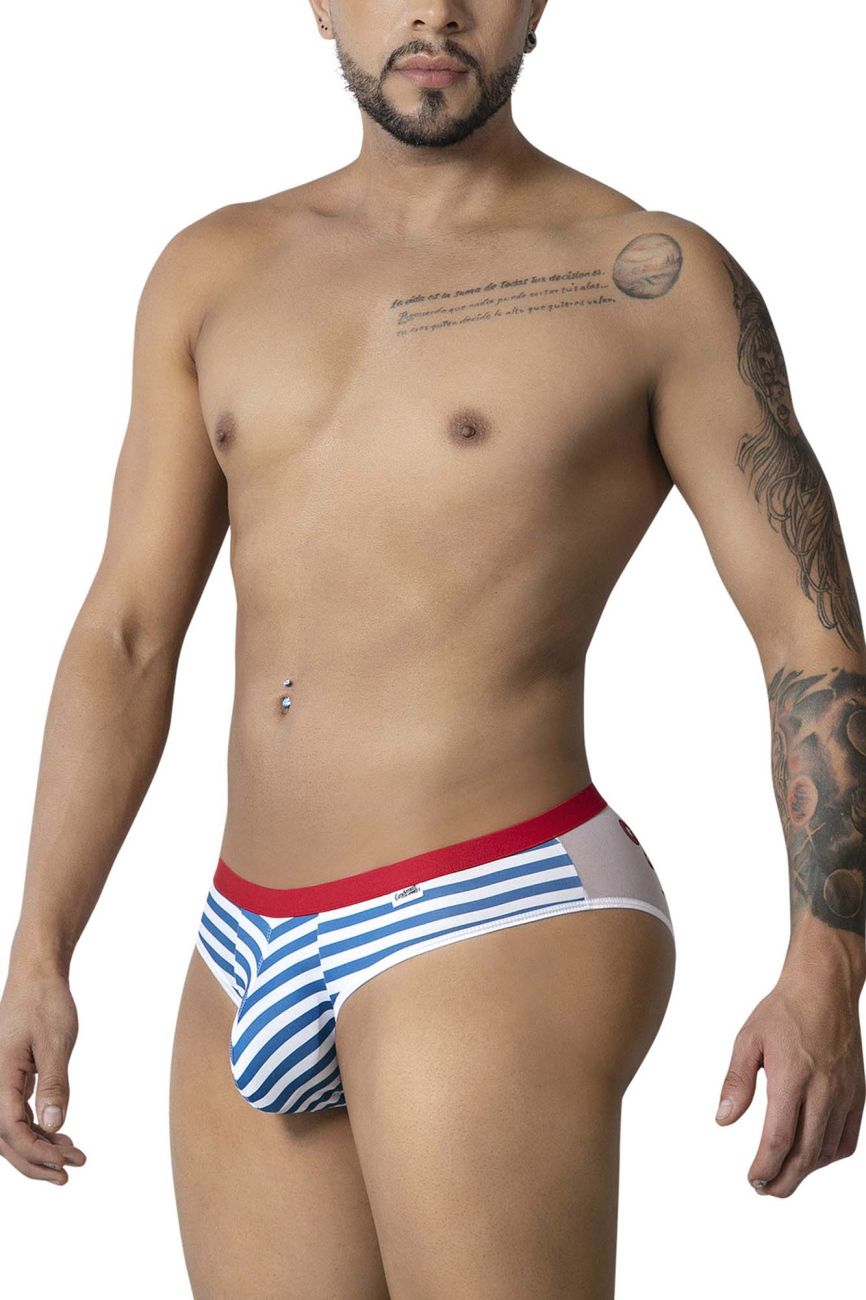 CandyMan Sailor Briefs - Blue-White