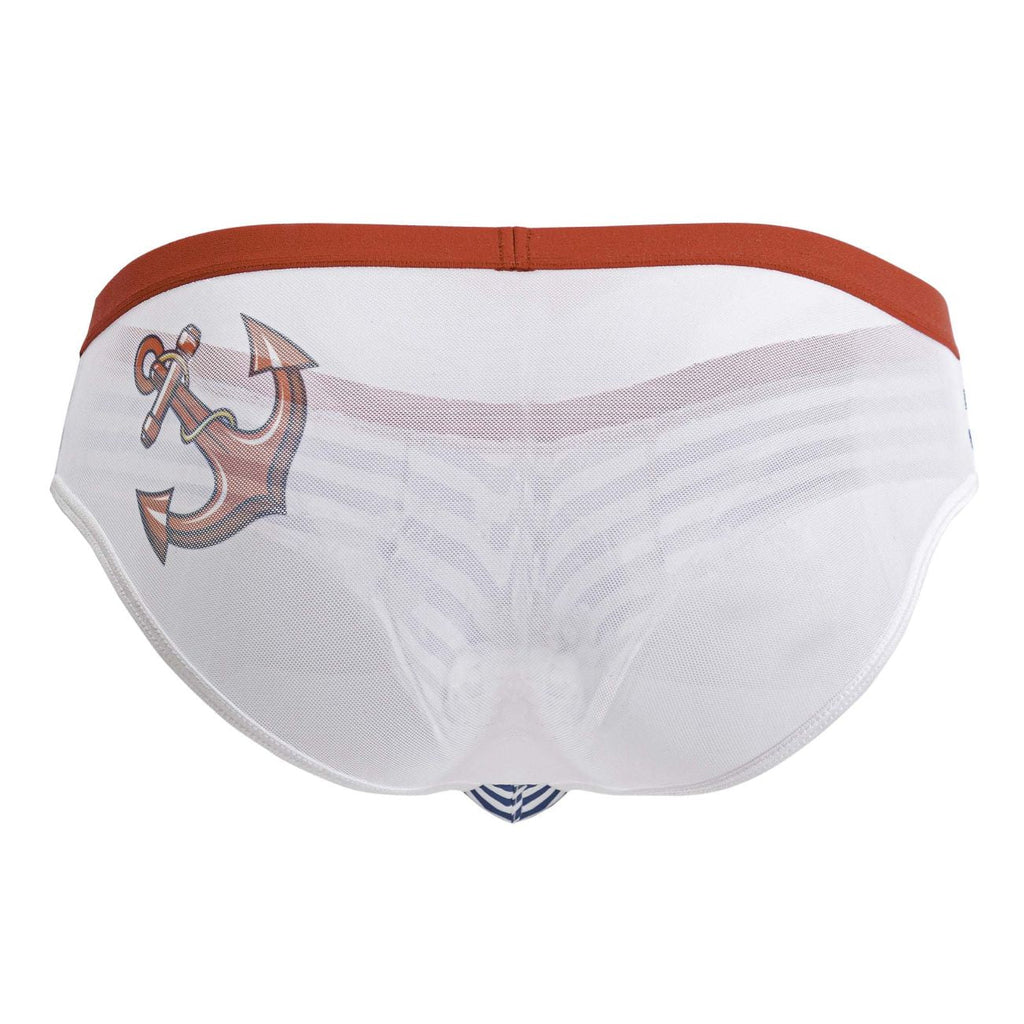 CandyMan Sailor Briefs - Blue-White