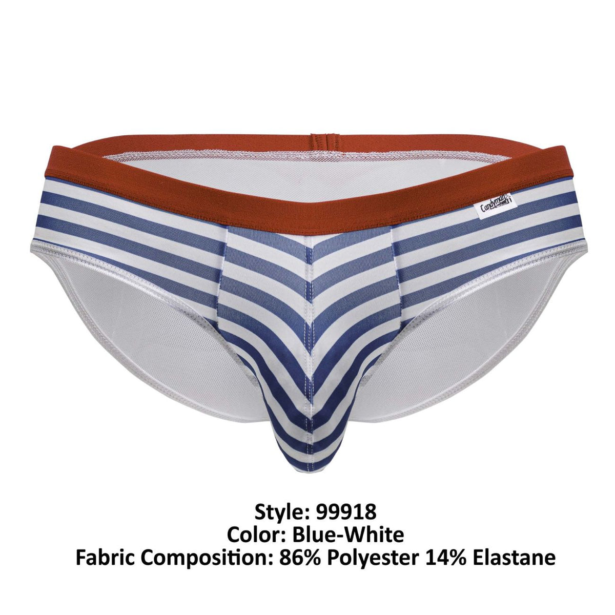 CandyMan Sailor Briefs - Blue-White