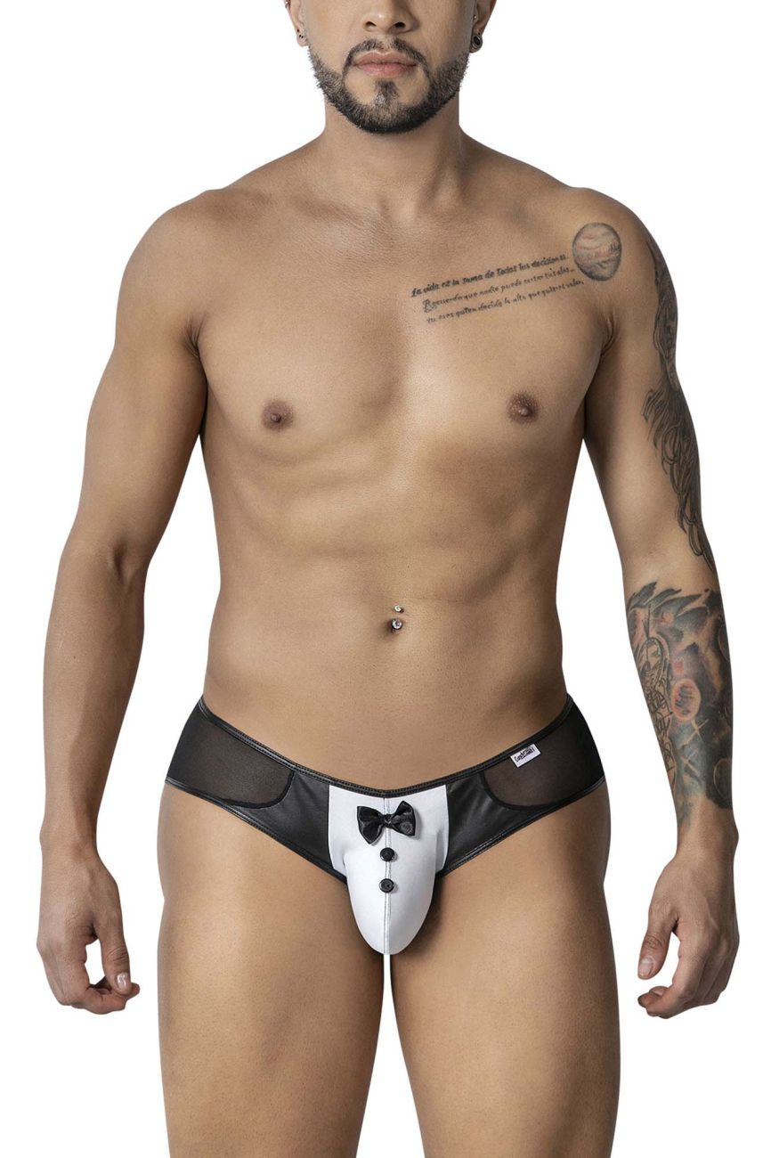 CandyMan Tuxedo Briefs - Black-White