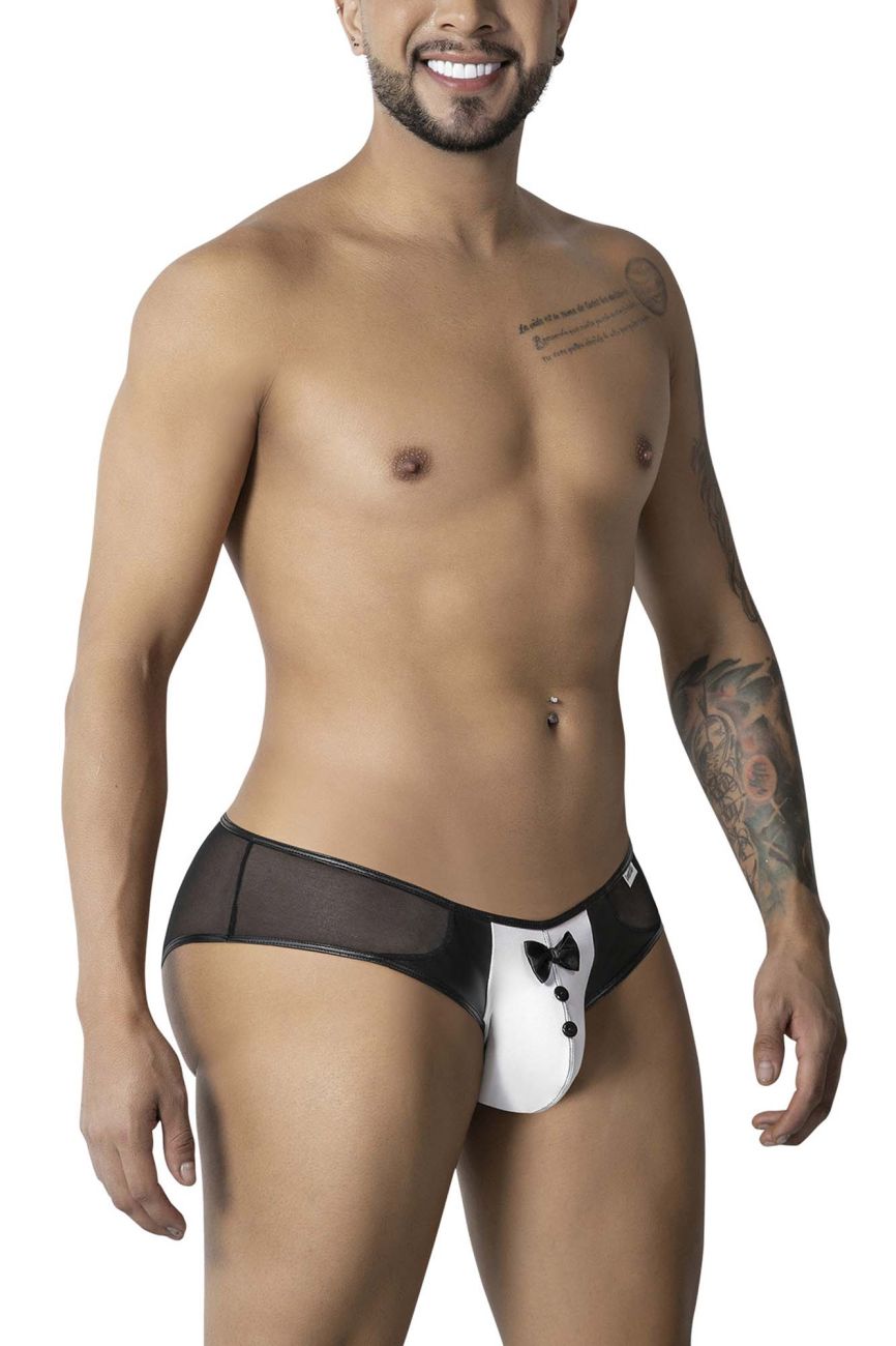 CandyMan Tuxedo Briefs - Black-White