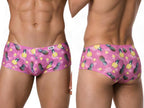 CandyMan Printed Low Rise Trunks - Printed Pink