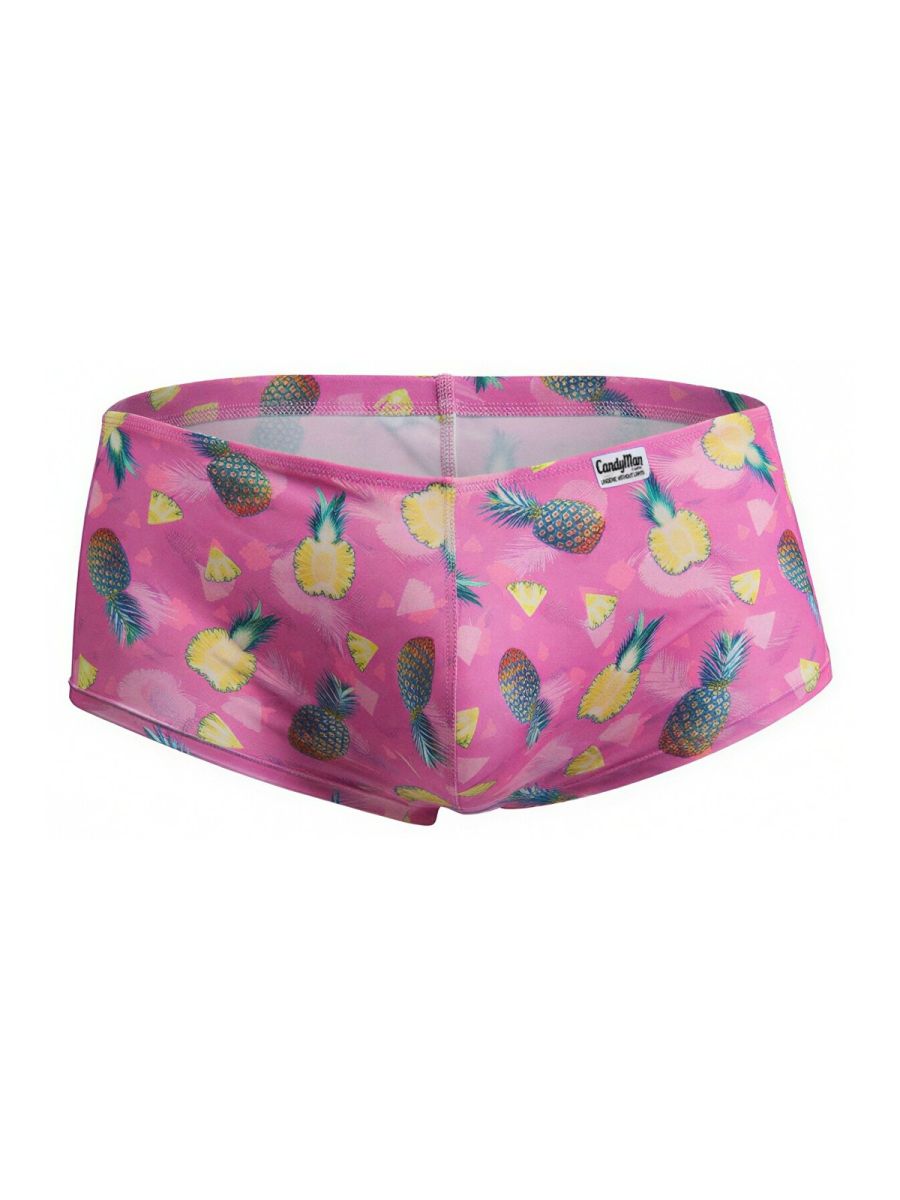 CandyMan Printed Low Rise Trunks - Printed Pink