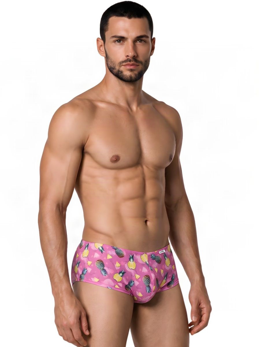 CandyMan Printed Low Rise Trunks - Printed Pink