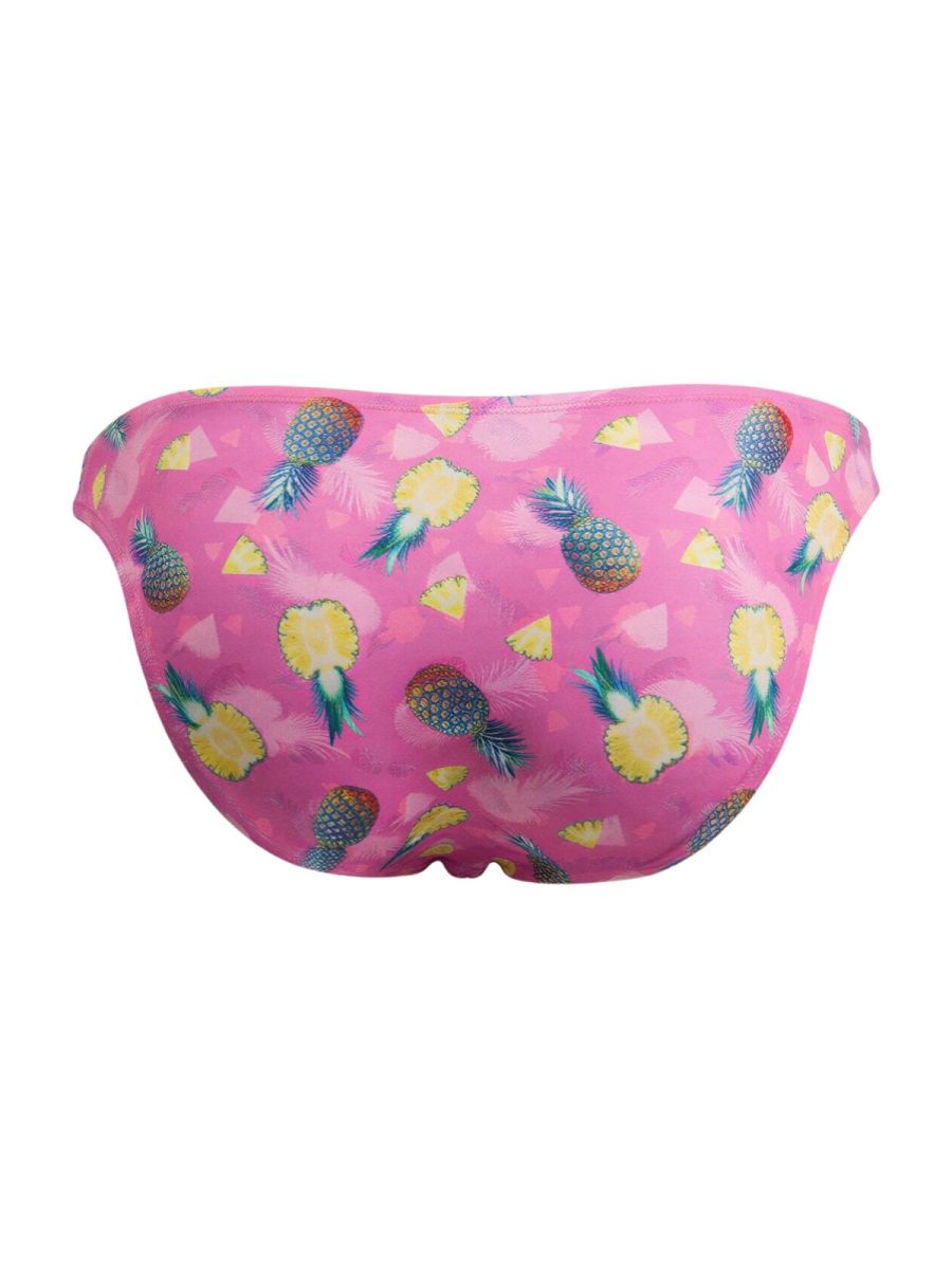 CandyMan Printed Bikini Briefs - Printed Pink