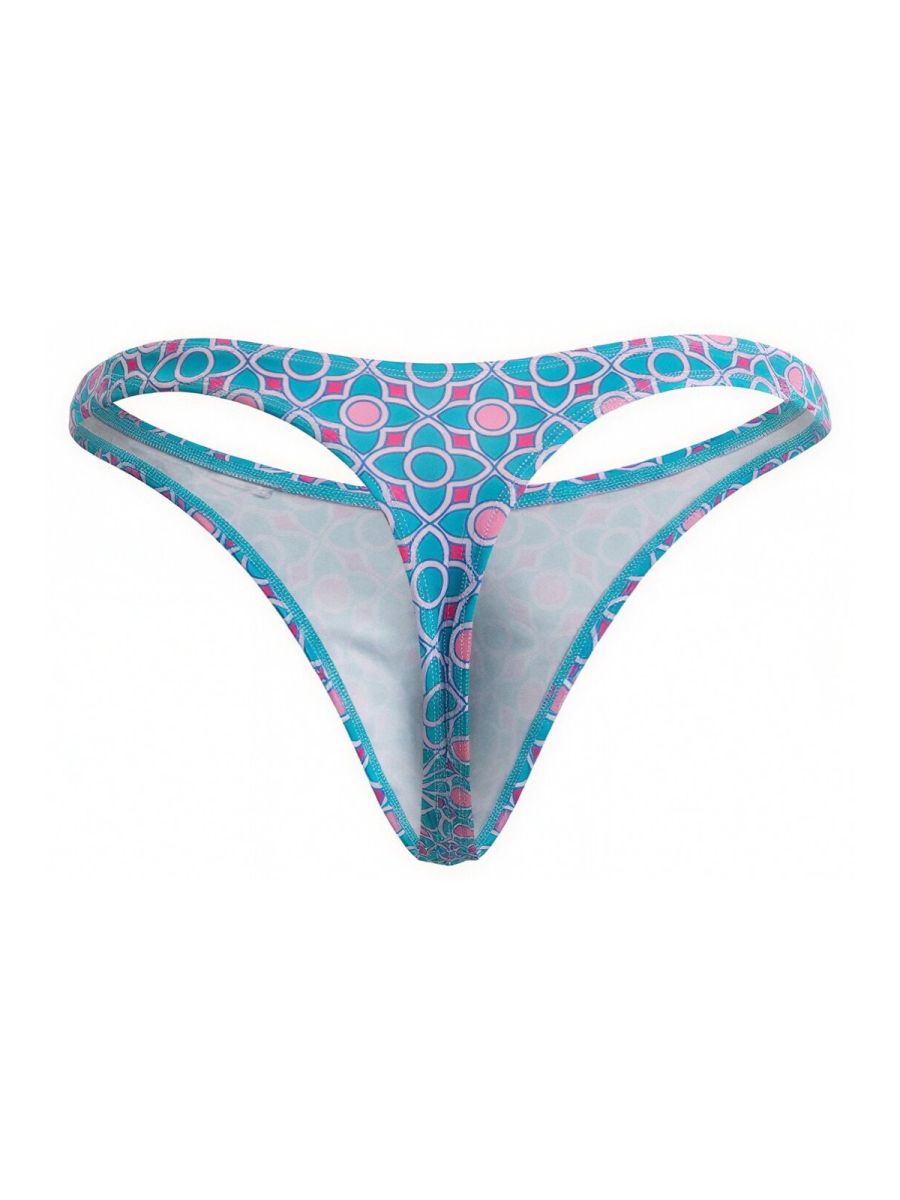 CandyMan Printed Thong - Printed Blue