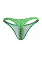 CandyMan Printed Thong - Printed Green